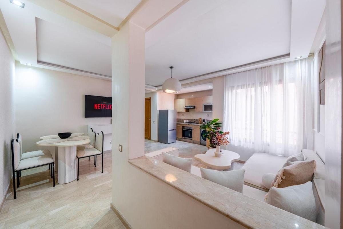Downtown Gueliz Modern 1br Ac, Fast Wifi , Parking Appartement Marrakesh